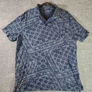 Vintage Polo Ralph Lauren Shirt XL  Cambridge Pop Over Paisley Cotton